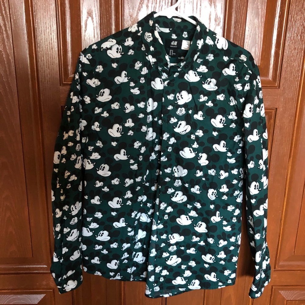 Mickey Mouse Button Down